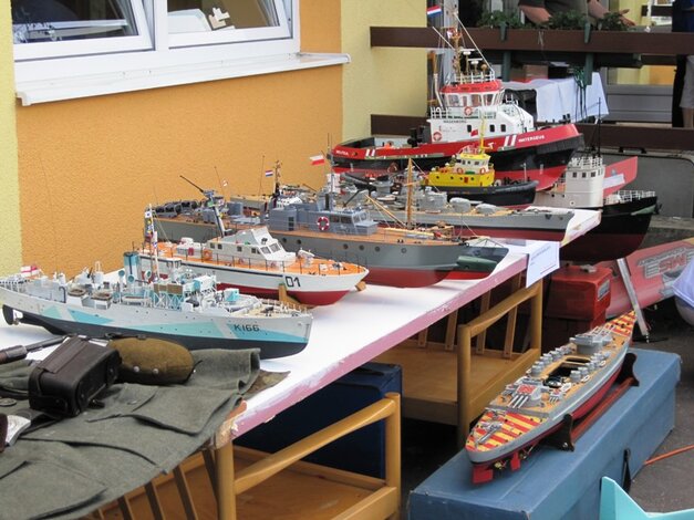 Modely lodí Klubu lodných modelárov z Bojníc